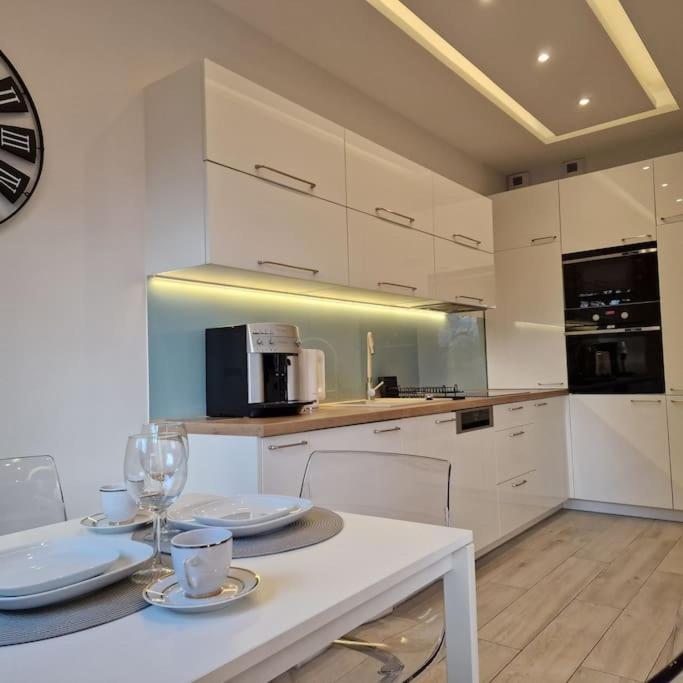 Apartament Nad Struga, Klimatyzacja, Parking,Taras Stary Toruń Dış mekan fotoğraf